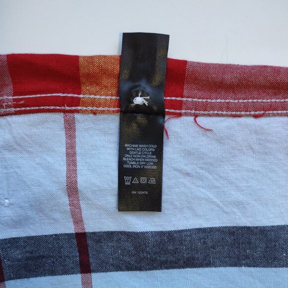 Sean John Linen Blend Short Sleeve Button Up Men's Shirt Blue Striped Size 3XL - Picture 10 of 10